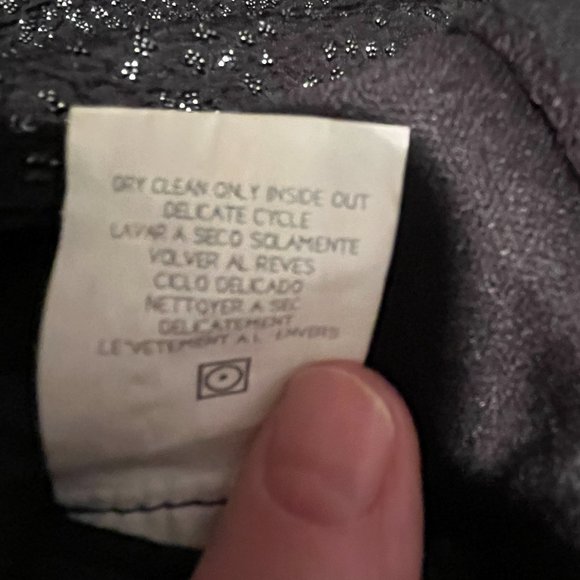 David Warren zip back high collar beaded top - Picture 4 of 8